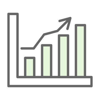 grafik simgesi, satır ve doldurma biçimi