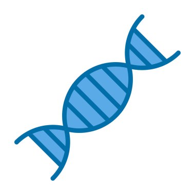 dna. Web simgesi basit illüstrasyon 