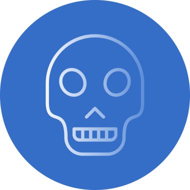 kafatası vektör simgesi. kolayca değiştirilebilir ya da düzenlenebilir