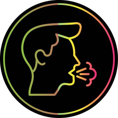 gökkuşağı renk çizgisi simgesi. Gökkuşağı yüzlü. gökkuşağı rengi. pankart, rozet, ağ, uygulama, promo, rozet, çıkartma için gökkuşağı vektör tasarımı
