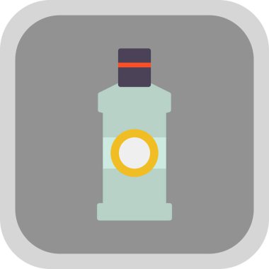 Parfüm düz vektör simgesi