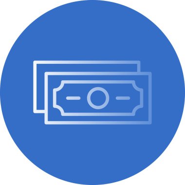 Web ve mobil uygulama tasarımınız için para simgesi, dolar logosu konsepti 