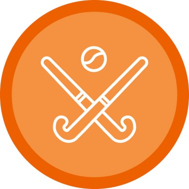 Modern Hokey simgesinin vektör çizimi                          