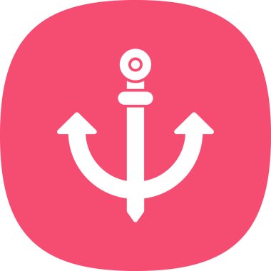 Çapa. Web simgesi basit illüstrasyon 