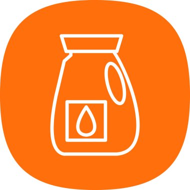 yağ ikonu vektör illüstrasyonu