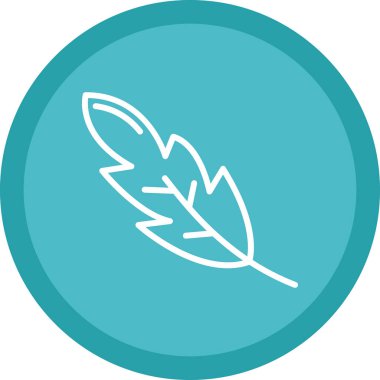 Yaprak. Web simgesi basit illüstrasyon 