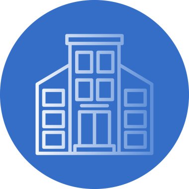 Daire. Web simgesi basit illüstrasyon