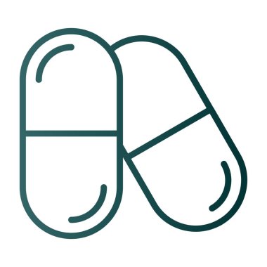 hap simgesi, vektör illüstrasyonu basit tasarım