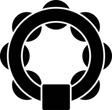 Çiçek süsleme simgesi katı biçimde