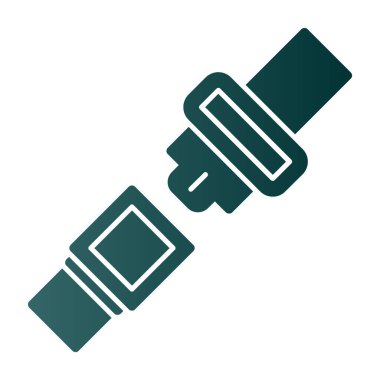 Emniyet kemeri kutsal kişilerin resmi, vektör çizim 