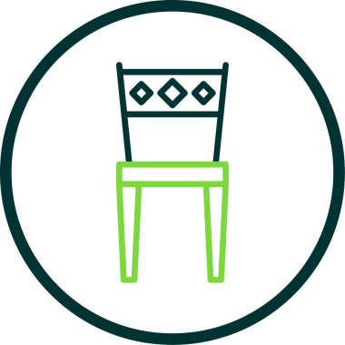 sandalye simgesi çizimi