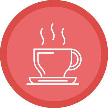 kahve fincanı ikonu vektör illüstrasyonu 