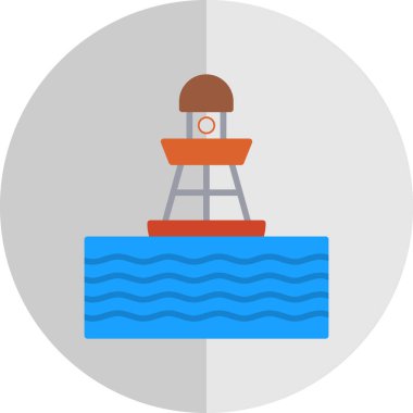 Simge vektör çizim şamandıra 