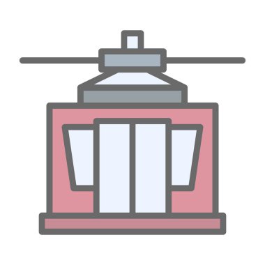 Su filtresi simgesi. Web için filtre vektör simgelerinin özet çizimi