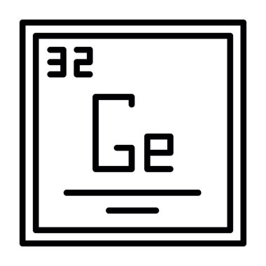 Bir b g simgesinin vektör illüstrasyonu