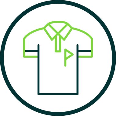 t-shirt simgesi veya logo izole edilmiş işaret sembolü çizimi