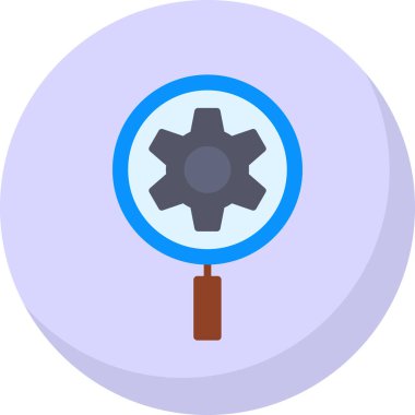 Arama Simgesi - Büyütme Cam Vektörü, Tasarım, Sunum, Web Sitesi veya Uygulamalar İçin İmza ve Sembol.