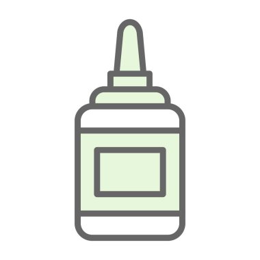 Hardal şişesinin vektör illüstrasyon simgesi 