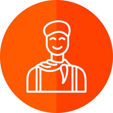 Vektör Adam Simgesi illüstrasyonu