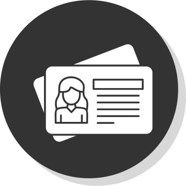 Belge. Web simgesi basit tasarım