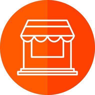 Basit depolama simgesi, vektör illüstrasyon tasarımı