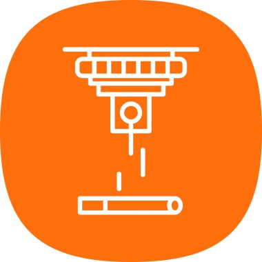 Lazer ağ simgesi vektör illüstrasyonu