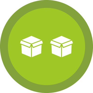 kutu simgesi vektör illüstrasyonu