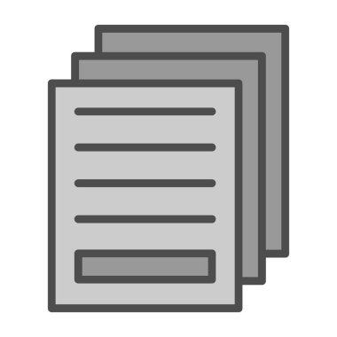 dosya belgesi vektör illüstrasyonu