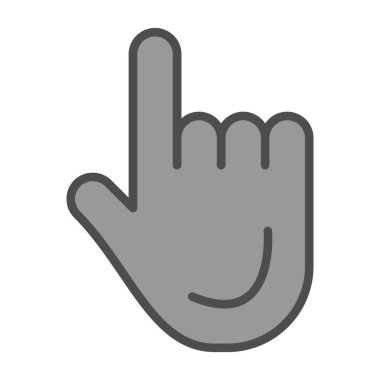 jest el hareketi vektör simgesi