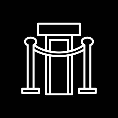 sütun vektör simgesi. logo, simge, web uygulamaları ve yazdırma olarak kullanılabilir