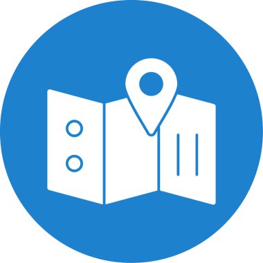 harita pin konumu simgesi düz biçimli