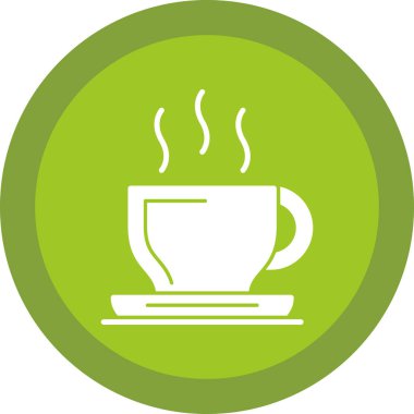 kahve fincanı ikonu vektör illüstrasyonu 