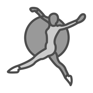 Bir adamın siluetinin vektör çizimi 