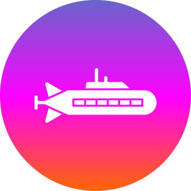 Denizaltı vektör simgesi 