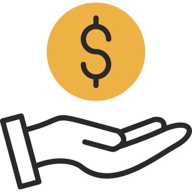 para simgesi vektör illüstrasyonu