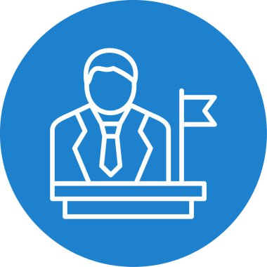 Bir iş adamının vektör çizimi