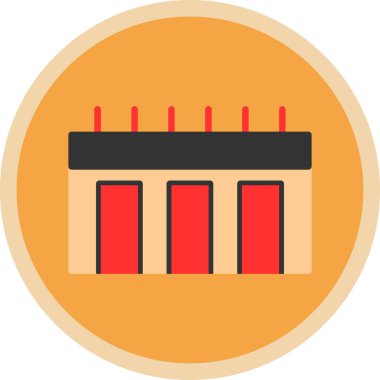 Bina yapımı. Basit illüstrasyon