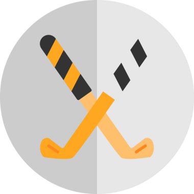 hokey ikonu vektör illüstrasyonu