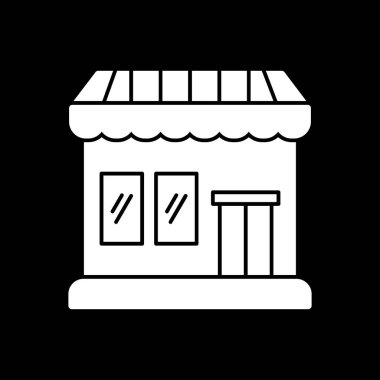 Market simgesinin vektör illüstrasyonu