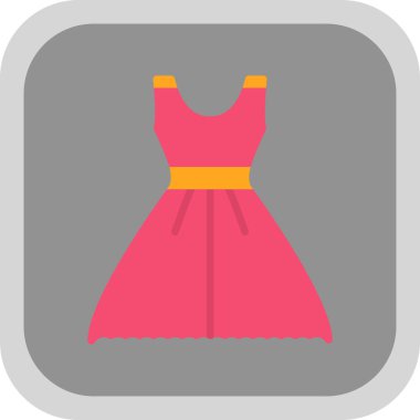 Elbise. Web simgesi basit illüstrasyon 