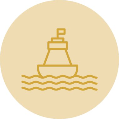 Simge vektör çizim şamandıra 