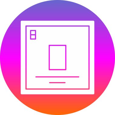 Kameranın eşsiz modern vektör simgesi