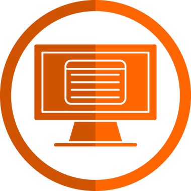 dizüstü bilgisayar simgesi, vektör illüstrasyonu