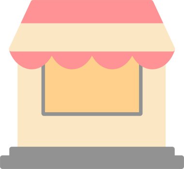 Basit depolama simgesi, vektör illüstrasyon tasarımı