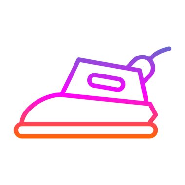 Ütü. Web simgesi basit illüstrasyon 