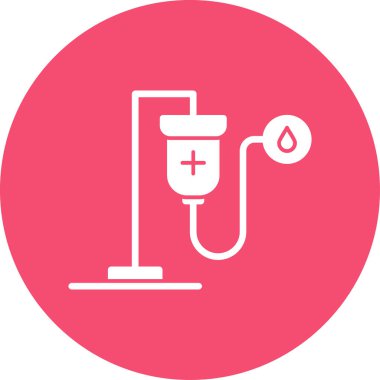 Kan damlasının vektör simgesi