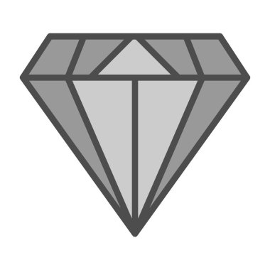 Elmas düz simge, vektör illüstrasyon tasarımı