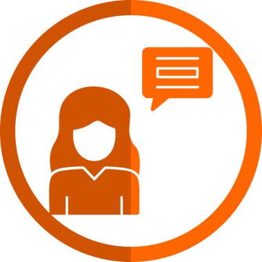 Müşteri hizmeti simgesi, vektör illüstrasyonu