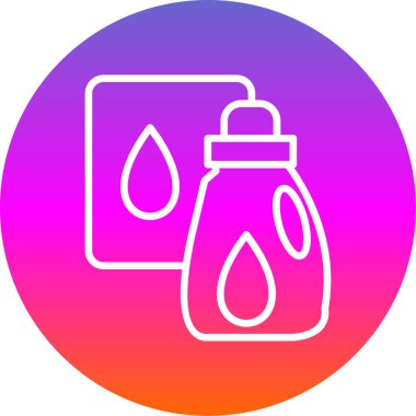 süt ağı simgesi, vektör illüstrasyonu