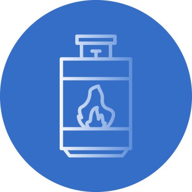 Kişisel ve ticari kullanım için vektör söndürücü simgesi.